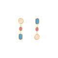Aretes rose to blue