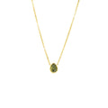 Collar gota verde