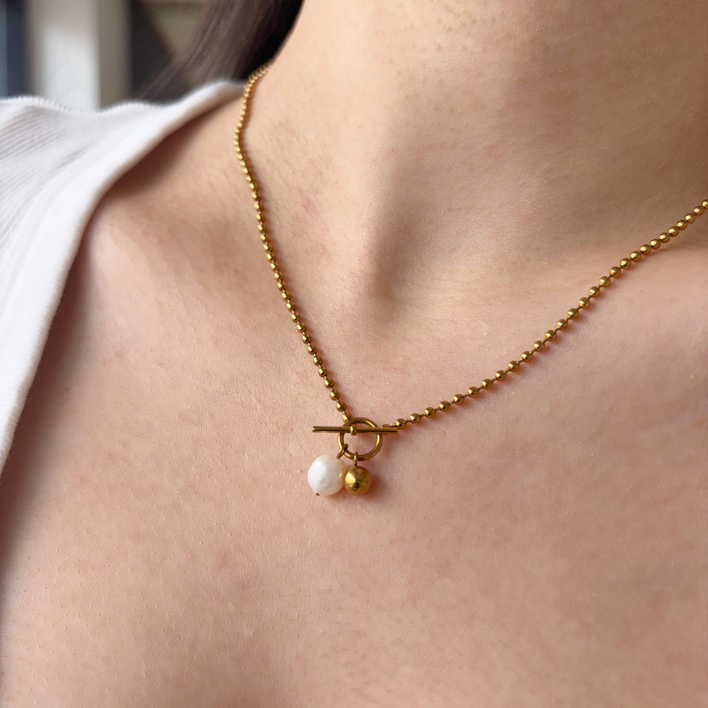 Collar charm Perla
