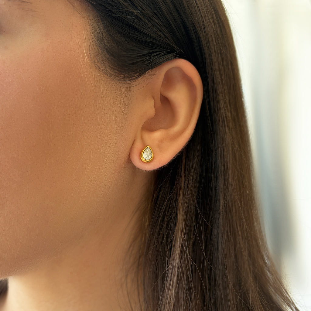 Aretes gotita