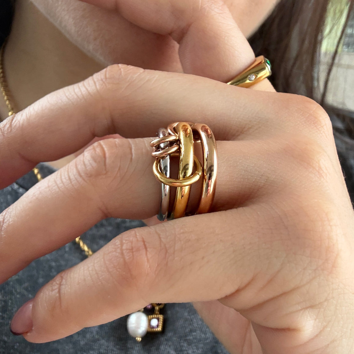 Anillo Mixed metals